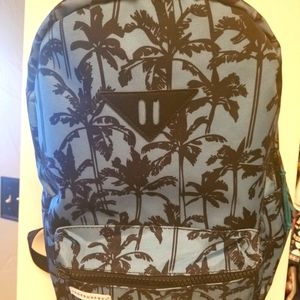 Back pack with Palm trees.